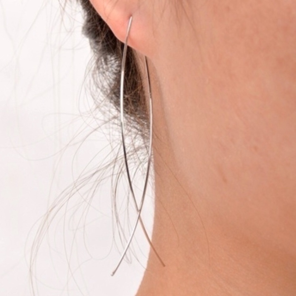 Silver Minimalist Earrings